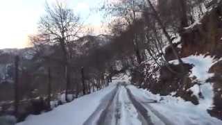 preview picture of video 'Panorama dalla montagna - Nevicata 08-02-2013'