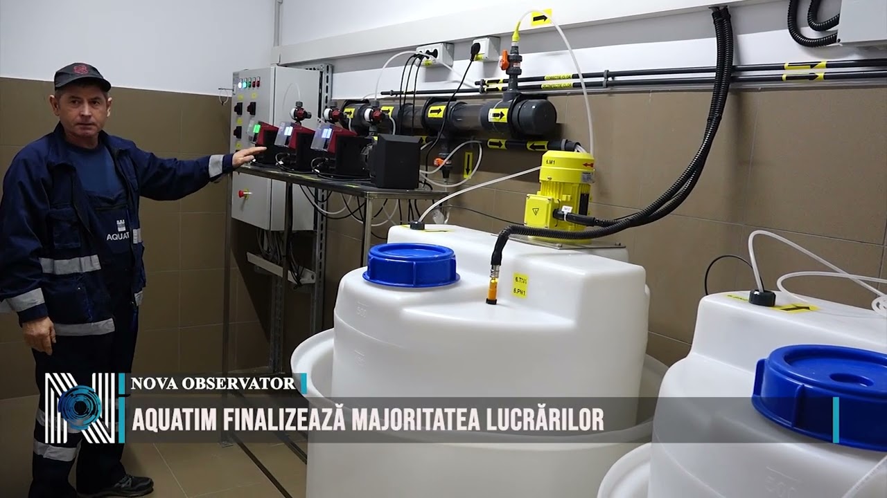 Aquatim finalizează majoritatea lucrărilor