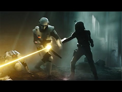 Mandalorians Gets Ambushed by Storm Troopers in The Great Forge The Mandalorian Season 3 Episode 7