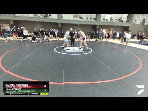 195 Lbs 3rd Place Match - Camden Roofener, Glencoe High School Wrestling Vs Isiah Conner, Mountain