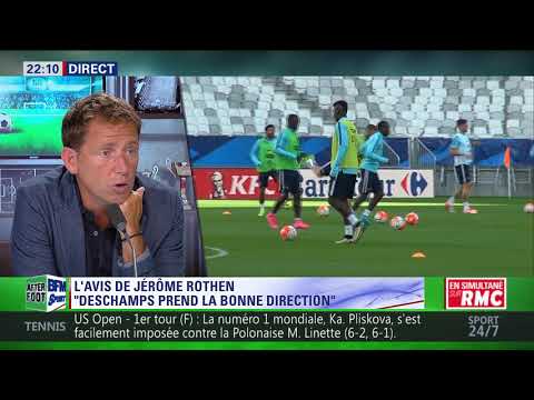 After Foot du mardi 29/08 – Partie 1/6 - L'avis tranché de Jérôme Rothen sur Didier Deschamps