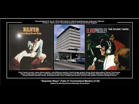 *(1972) RCA ''Separate Ways'' (Take 21 Overdubbed Master) Elvis Presley