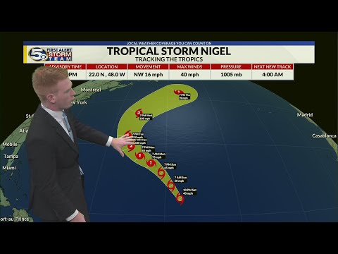 Tropical Storm Nigel forms, Lee impacts Canadian Maritimes: Tropics Update Sat 10p 9-16-2023