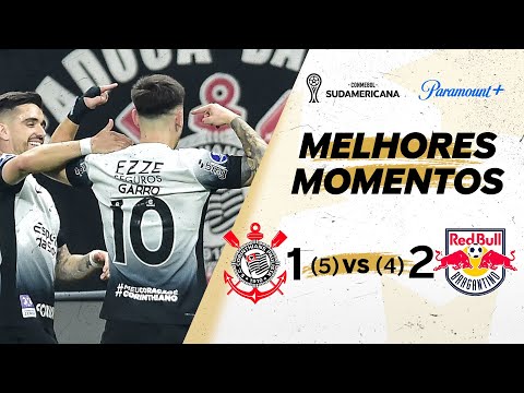 Gols e lances de Corinthians x Red Bull Bragantino