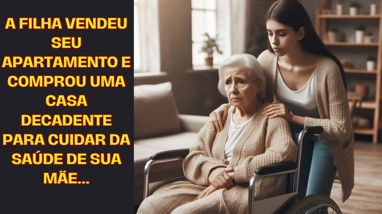 A filha vendeu seu apartamento e comprou uma casa decadente para cuidar da saúde de sua mãe...
