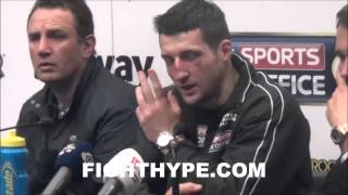 CARL FROCH REFLECTS ON PERFORMANCE AND PUNCH THAT KNOCKED OUT GEORGE GROVES