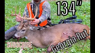 Hunting Georgia Rut | Big Buck Down | Self Filmed Bow Hunt