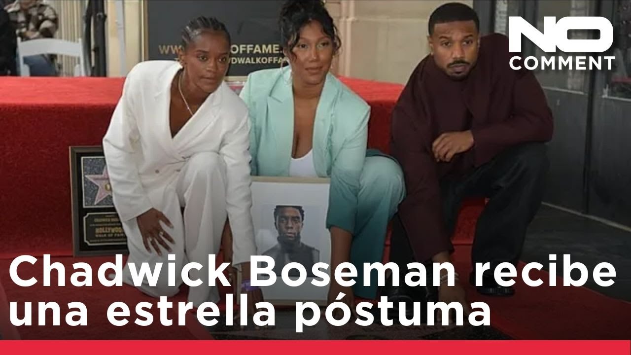 Chadwick Boseman recibe de forma póstuma una estrella en el Paseo de la Fama de Hollywood