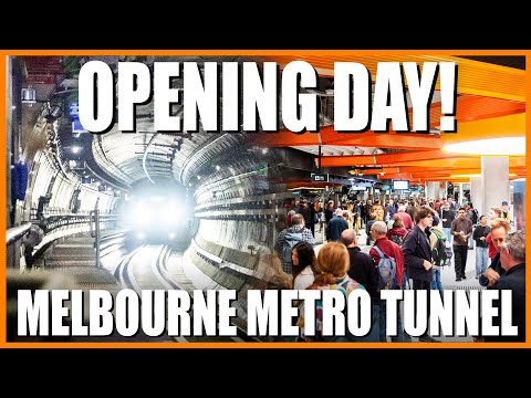 Metro Tunnel Opening Day!