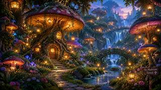 Magical Mushroom Village 🍄Magical Music - Cozy Fantasy Music for Deep Sleep, Stress Relief & Study