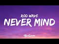 Rod Wave Never Mind Lyrics