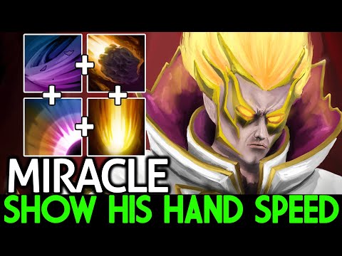 MIRACLE [Invoker] Show His Hand Speed Nonstop Combo Dota 2