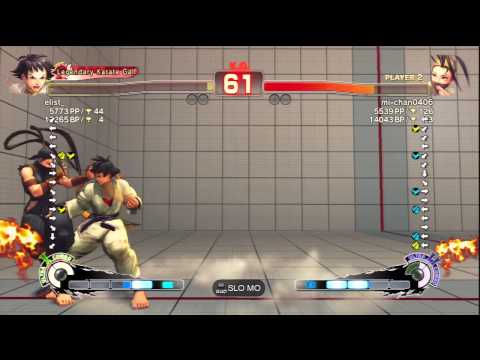 elist_ [Makoto] Vs mi-chan0406 [Ibuki] SSF4 AE Japanese Online Ranked Matches - PSN