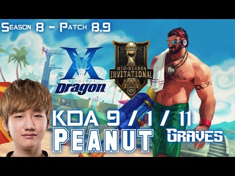 KZ Peanut GRAVES vs DR. MUNDO Jungle - Patch 8.9 EUW Ranked