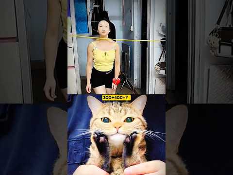 DAY - 3 SMART GIRL AURA 😺#funny #cat #dance