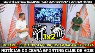 GLOBO ESPORTE CE - CEARÁ VÊ CASTELÃO ESVAZIADO, PASSA VEXAME EM CASA E DEMITIDO TÉCNICO