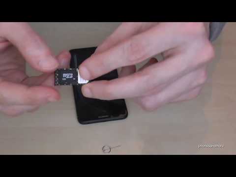 Huawei P smart: How to insert the microSD card? Installation of micro SD