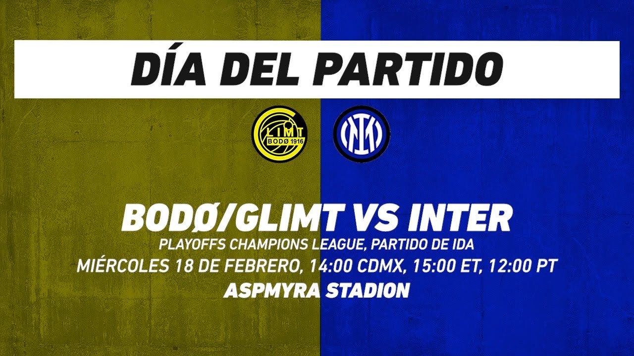 Bodø/Glimt vs Inter, frente a frente: Champions League