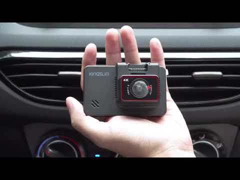 Kingslim D4 4K Dual Dash Cam with Built-in Wi-Fi GPS