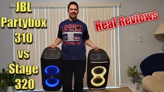 Video thumbnail for Who Will Win? JBL Partybox 310 VS Stage 320 Portable Party Speakers by Real Reviews