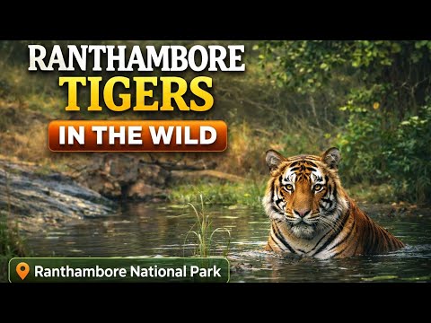 Nature at Its Best – Tiger Cooling Off in Ranthambore 