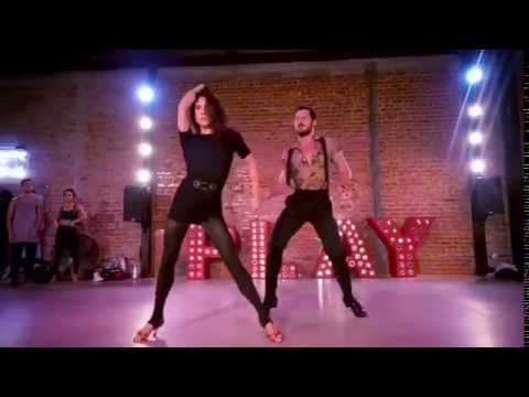 Jenna Johnson Chmerkovskiy & Val Chmerkovskiy - Playground LA - Samba Class
