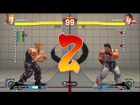 ACE・EIRIN [Guile] vs Air [Ryu] 2/2 SSF4 日本語オンラインランクマッチ - TRUE-HD