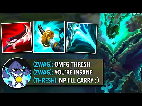 Zwag meets my AD Thresh Top in Ranked (ONE-SHOT AUTOS)