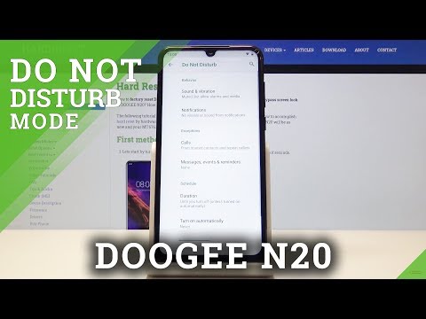 How to Turn On DND Mode in DOOGEE N20 - Do Not Disturb Mode