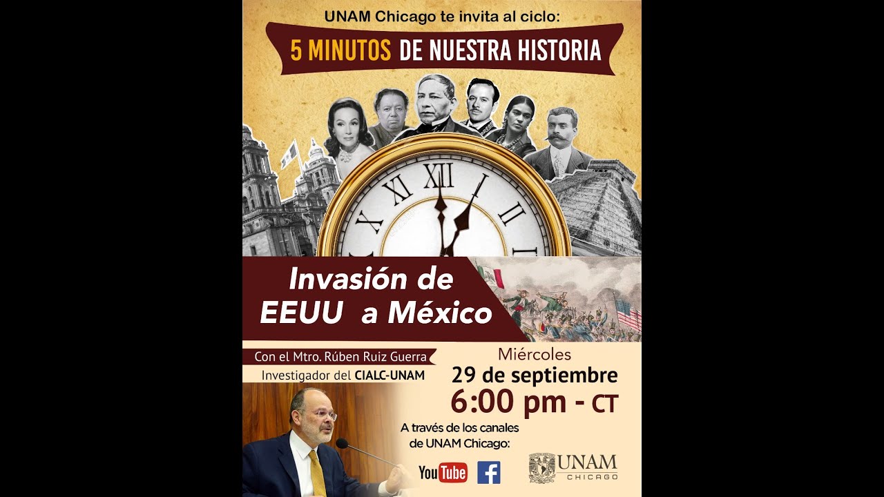 5 MINUTOS DE NUESTRA HISTORIA INVASIÓN DE EE.UU A MÉXICO