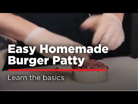 How to Form the Perfect Hamburger Patty