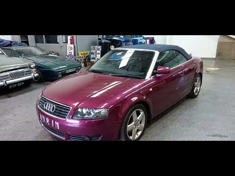 2003 AUDI A4 T SPORT CABRIO QUATTRO | MATHEWSONS CLASSIC CARS | 20 & 21 AUGUST