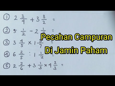 Mixed Fractions (addition, subtraction, multiplication, division of mixed fractions)