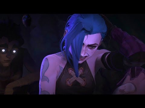 Jinx talking to herself