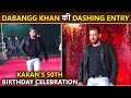 Salman Khan S Dabangg Entry Walks In Style At Karan Johar S 50th Grand Birthday Bash