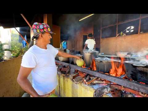 TRADITIONAL Jamaican WOOD FIRE Breakfast in Jamaica! 100 Foods to Eat Before You Die #59