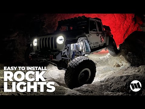 ROCK LIGHTS that are Easy to Install on a Jeep JL Wrangler JT Gladiator by LUX Off Road LED Lighting