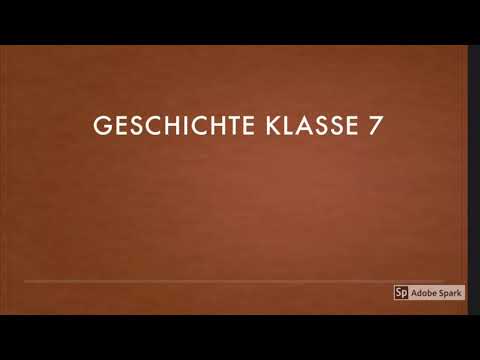 Geschichte Klasse 7 - Hinweise