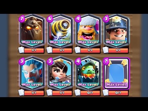 Clash Royale - MADNESS! All Maxed Legendary Deck