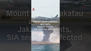Download lagu Mount Anak Krakatau ash halts Jakarta flights, SIA services affected mp3