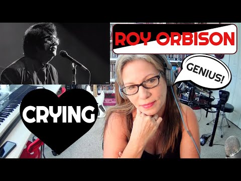 Crying Roy Orbison Reaction! GAVE ME CHILLS! Black and White Night - Crying Over You!