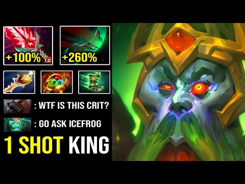100% CRIT GOD Bloodthorn + Force Boots 1040 GPM Wraith King Brutal 1 Shot Vs Godlike Ursa 9K DotA 2