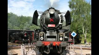 preview picture of video 'Mezinárodní setkání parních lokomotiv řady 52 Lužná u Rakovníka'