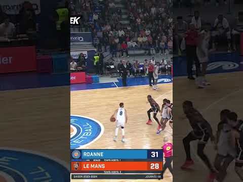 Short buzzer beater Pierre Justin vs Le Mans (70-71, BE J09)