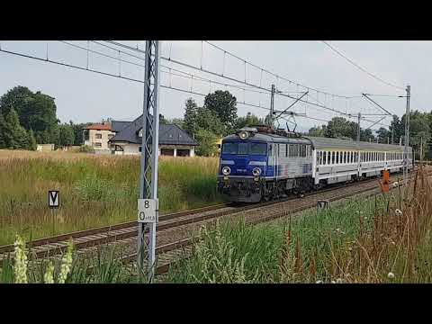 EP07 pociąg IC HALNY relacji Zakopane-Bydgosz Głowna opóźniony 35 min przelot przez Zabłocie