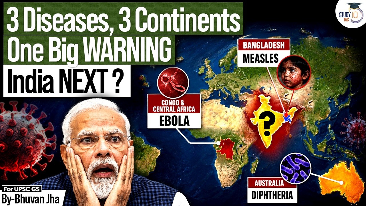 Massive Warning for India | Deadly Diseases Outbreak | Ebola | Covid | StudyIQ IAS