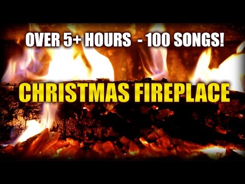 Christmas Fireplace HD (Yule Log) with 5+ hours of classic Christmas music (100 Must-Have Songs)
