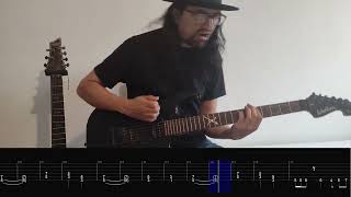 Nightwish - She Is My Sin (Wacken 2013) - guitar cover lesson tutorial with tabs