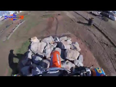 2016 KTM 250 SX-F Riding Clips: Testing out the new endurocross bike!