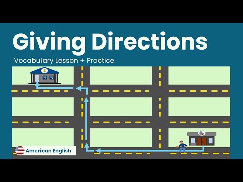 Giving Directions + Practice | American English for Adult Beginners